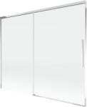 Mexen Rox, kétszárnyú tolóajtós kádparaván 190 x 150 cm, 8 mm-es átlátszó üveg, króm profil, 8C9-190-001-01-00 (8C9-190-001-01-00)