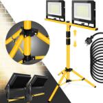 Toolight Rea, Halogén LED épületek állványon RSL006-2x100N, OSW-10206 (OSW-10206)