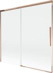 Mexen Rox, kétszárnyú tolóajtós kádparaván 170 x 150 cm, 8 mm-es átlátszó üveg, rozéarany profil, 8C9-170-001-60-00 (8C9-170-001-60-00)