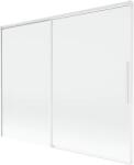 Mexen Rox, kétszárnyú tolóajtós kádparaván 190 x 150 cm, 8 mm-es átlátszó üveg, fehér profil, 8C9-190-001-20-00 (8C9-190-001-20-00)