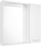 SAPHO Aqualine, ZOJA/KERAMIA FRESH STRIP konyha LED világítással, 60x60x14cm, jobbos, fehér, 45022S (45022S)