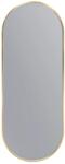 Erga Oval, ovális tükör 35x90cm, arany keret, ERG-V01-OVAL-3590-GD (ERG-V01-OVAL-3590-GD)