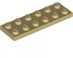 LEGO® 3795c2 - LEGO világos krémszínű (tan) lap 2 x 6 méretű (3795c2)