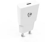 Nedis WCHAC20WT fali USB töltő, 20 W, GaN, PD3.0, 1, 67 / 2, 22 / 3, 0 A, USB-C, automatikus feszültségválasztás (WCHAC20WT) - pcx