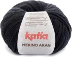 Katia Merino Aran 2 Black Kötőfonal (MA 2)