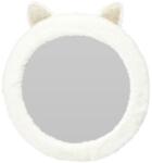 Gift Design Dekoratív tükör, gyerekszobába, cica mintás, 31 cm, fehér színű (GDKPHZ1993070AL)