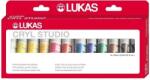 LUKAS Cryl Studio Akril festékek készlete 12 x 20 ml (65410000)