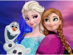MÉDIA Media Vászonkép, Elsa, Anna és Olaf, 60 x 40 cm (TABIMG0658)