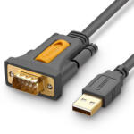 UGREEN CR104 USB-RS-232 kábel, 1, 5 m (fekete) (20211)