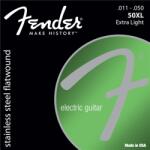 Fender Stainless Flatwounds 50XL Ball End Set Elektromos gitárhúrok (0730050402)