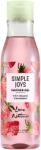 Oriflame Tusfürdő, Oriflame Simple Joys Love Nature, bio eper kivonat, biológiailag lebomló, 250 ml (47193)