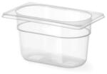 Hendi GN 1/9 gasztronorm edénykészlet, Hendi, 1l, 176x108mm, 100mm, polipropilén, -40°C és 80°C közötti hőmérsékletnek ellenálló