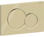 Geberit Sigma 01 nyomólap 2 mennyiséges öblítéshez, nemes sárgaréz (GE-115.770.DT.5)
