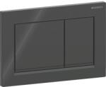 Geberit Omega30 nyomólap 2 mennyiséges öblítéshez, fekete, króm, Easy-To-Clean bevonattal (GE-115.080.DW.1)