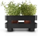 Eva Solo Ghiveci de flori cu auto udare 31 x 15 cm, negru, oțel, Eva Solo (ES568190)