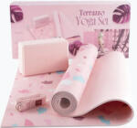 Myga Jóga készlet Myga Terrazzo Yoga Set mat + block + strap purple