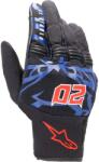 Alpinestars Mănuși moto Alpinestars Copper FQ20 negru-roșu-albastru-alb (AIM120-873)