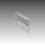 Radeco A2-600/1 Aria 680 x 635 radiátor