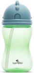 Lorelli Спортна бутилка със сламка Lorelli - Blue & Green, 300 ml (10200960004)