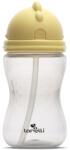 Lorelli Спортна бутилка със сламка Lorelli - Yellow & Grey, 300 ml (10200960006)