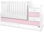 Lorelli Легло Lorelli - Maxi Plus, 3Box, 70 x 160 cm, Бяло/Orchid pink (10150580038P)