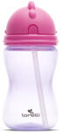 Lorelli Спортна бутилка със сламка Lorelli - Pink & Purple, 300 ml (10200960005)