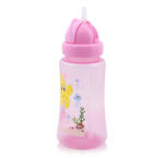 Lorelli Спортна бутилка със сламка Lorelli - 330 ml, Розова (10200930002)
