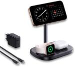 Baseus EnerFill FS41 vezeték nélküli töltőállvány 22.5W + 45W hálózati gyorstöltő + 1m USB-C kábel fekete (P10281904123-01) - xupe