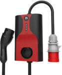 Raedian NORA AC Wallbox - 11kW | 3x16A | Type 2 | - Három fázisú (3x16A) Wallbox / hordozható elektromos autó töltő | 5m kábel - Piros