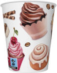  Desszert Coffee and Sweets papír pohár 8 db-os 250 ml (PKK772893) - aprotalpak