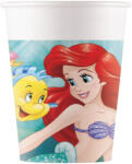  Disney Hercegnők Ariel Curious papír pohár 8 db-os 200 ml FSC (PNN95456) - aprotalpak