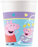  Peppa malac With Love papír pohár 8 db-os 200 ml FSC (PNN98421) - aprotalpak