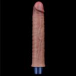 Lovetoy John barna akkus szilikon vibrátor -24cm - diamondsexshop