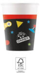 Gaming Party papír pohár 8 db-os 200 ml FSC (PNN93771) - aprotalpak