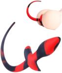 Wilson szilikon anál farkinca. Piros/Fekete - diamondsexshop