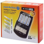 everActive NC1000 PLUS AA ceruza akku AAA mikro akku hálózati elemtöltő (everActive-NC1000-PLUS)