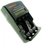 Vapex VT800 AA ceruza akku AAA mikro akku 9V akku hálózati elemtöltő (Vapex-VTE800)