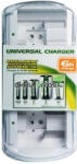 Panasonic Universal Charger BQ-CC15E AA ceruza akku AAA mikro akku C baby akku D góliát akku 9V akku hálózati elemtöltő (Panasonic-BQ-CC15E)