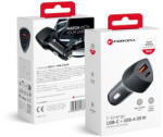  Car charger Forcell F-Energy Carbon USB C + USB A QC3.0 PD 3A 38W CC50-1A1C black (5903396133770) - marketzone