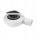 Akces Zuhanytálca Szifon Kattanó Dugóval, Négyzet Alakú (19230)