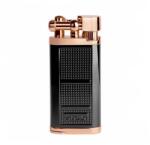 Xikar Pipeline pipagyújtó beépített pipatömködővel - fekete / rózsaarany (595BKRS)