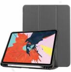 Silverline Tok álló, bőr hatású (aktív FLIP, oldalra nyíló, TRIFOLD, asztali tartó, ceruza tartó) SÖTÉTSZÜRKE