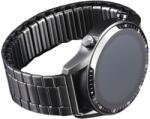  Okosóra szíj - Huawei Watch GT / GT2 / GT2 Pro (46 mm) / GT Runner 2 - fekete rugalmas fém szíj (22 mm) - graffistore