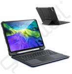 Dux Ducis bluetooth billentyűzet (műanyag telefonvédő, aktív FLIP, QWERTY, angol nyelvű, ceruza tartó) FEKETE