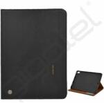 Silverline Tok álló, bőr hatású (FLIP, oldalra nyíló, asztali tartó, bőr hatású, kártyazseb) FEKETE