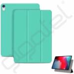 Silverline Tok álló, bőr hatású (aktív FLIP, mágneses, oldalra nyíló, TRIFOLD, asztali tartó) CYAN