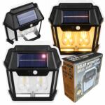 RG Nagy fényerejű Dupla LED-es Napelemes kerti Fali lámpa, mozgásérzékelős, 600 LM, 1800 mAh, RG (RC-K-220)