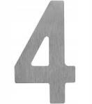 Hard Head Házszám 4 rozsdamentes acél, öntapadós 11, 5 x 6, 8cm (2252594)