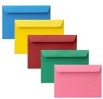 Optima Plic C6 color siliconic, 25 buc. /set, 5 culori, Optima (OP-5900MIXC6-25)