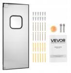 Vevor Rozsdamentes acél nyílóajtó, egy panellel, kereskedelmi forgalomban, 91, 4x213, 4 cm (JTBDMDMW3)